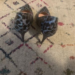 Shoe Dazzle Shoes - Blue leopard pumps Shoe Dazzle Shoes - Blue leopard pumps